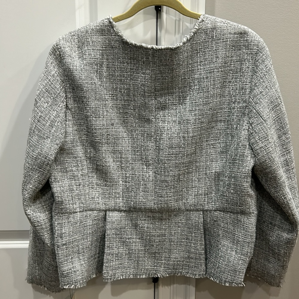 Liz Claiborne Tweed Blazer - Picture 2 of 12